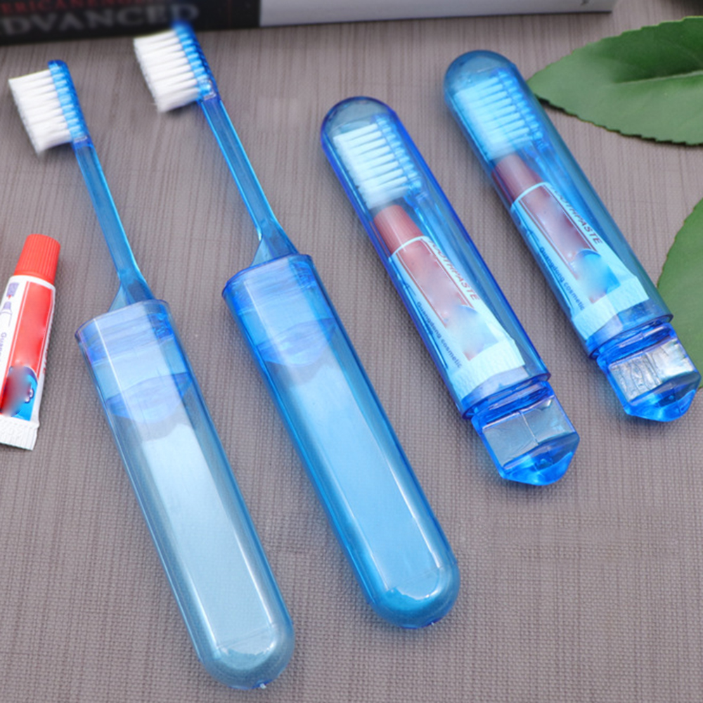 Portable Folding Toothbrush with Toothpaste 3