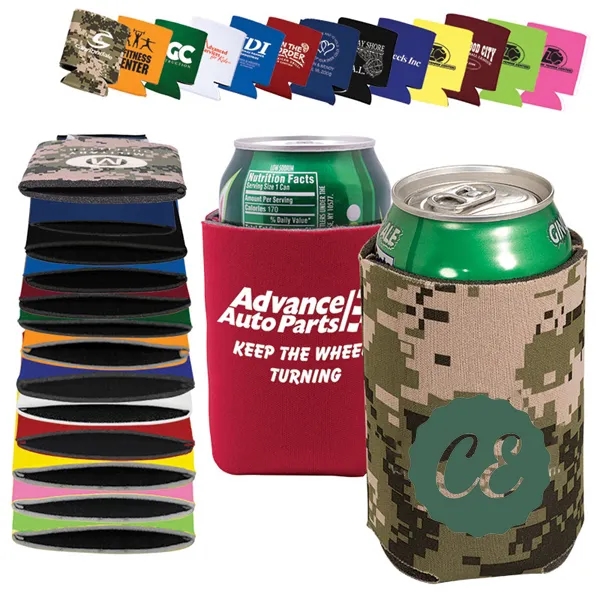 12oz Folding Can Cooler Sleeve 2