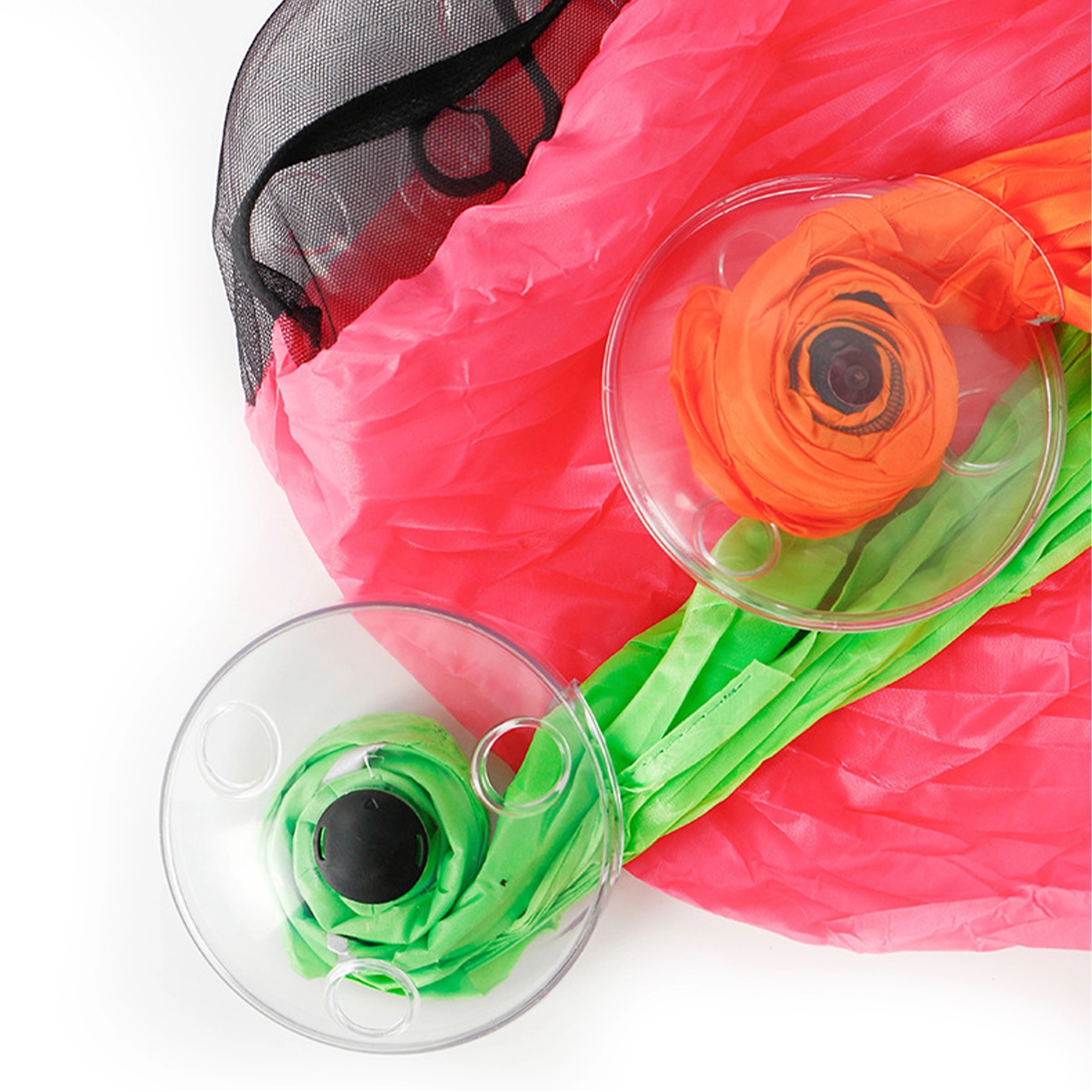 Keychain Reusable Roll up Shopping Bag 2