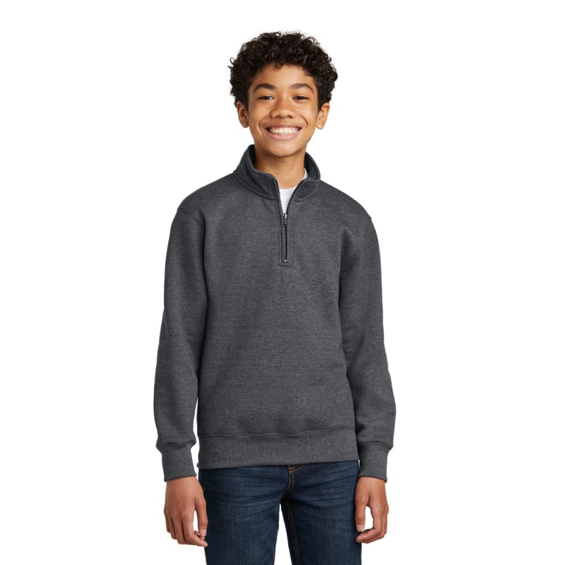 Port & Company Youth Core Fleece 1/4-Zip Pullover Sweatshirt 31