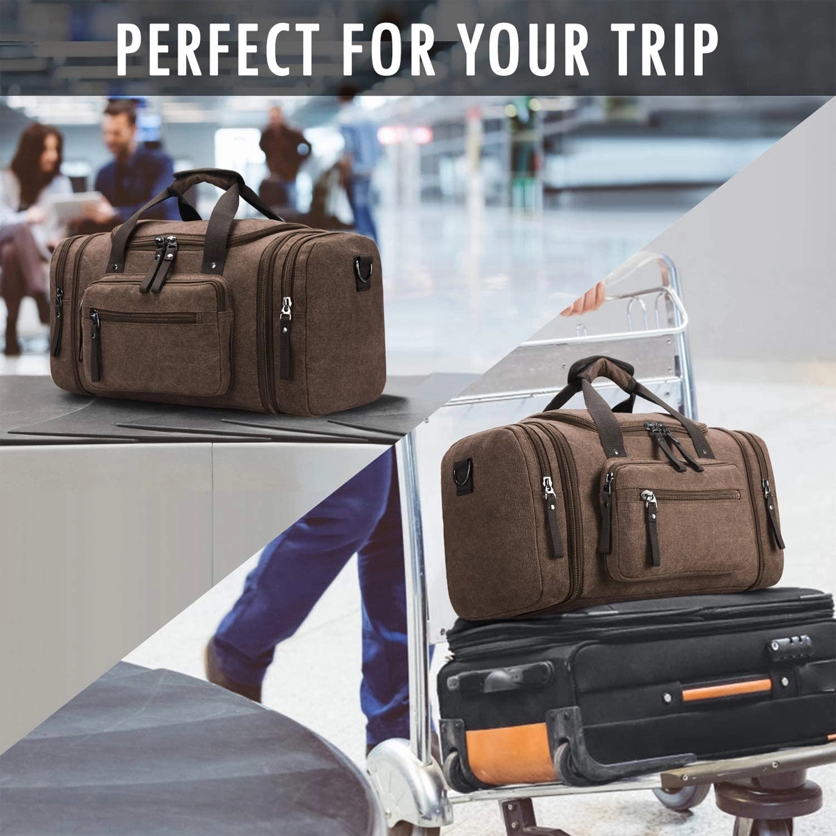 Canvas Travel Duffel Bag 3