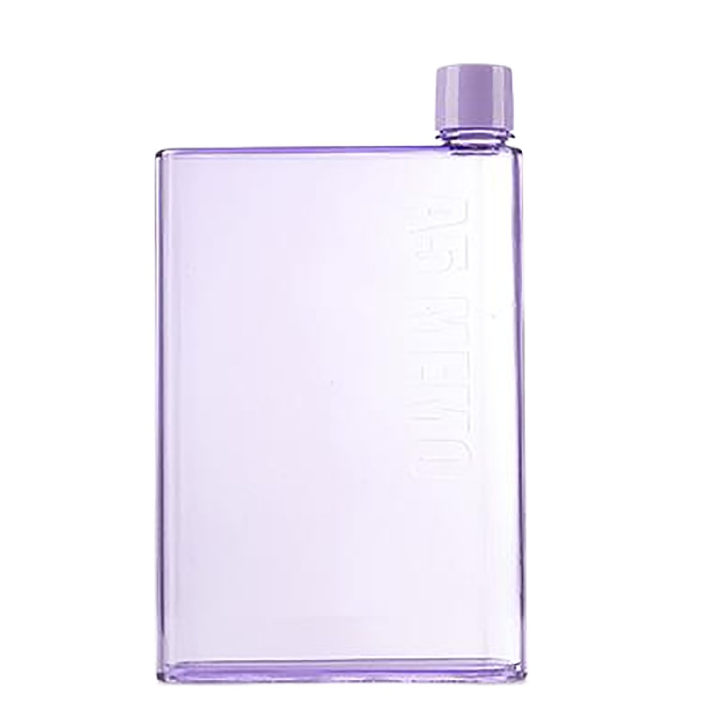 14oz Clear Plastic Square Water Bottle 4