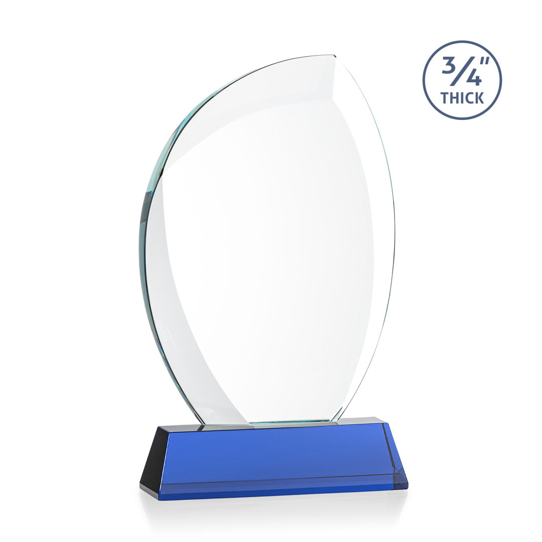 Wichita VividPrint™ Award on Newhaven Base - Blue 1