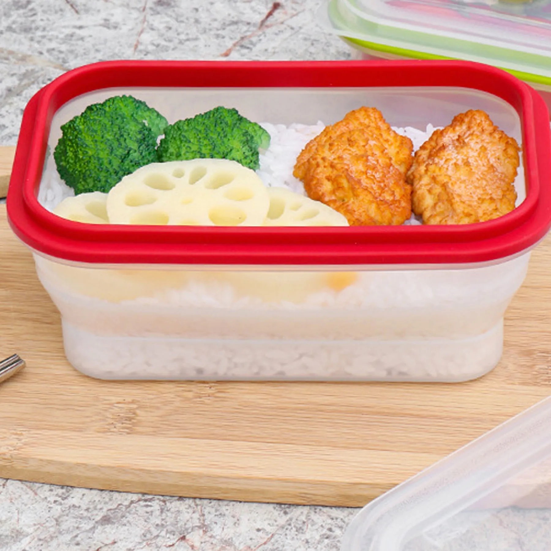 Foldable Silicone Food Container 3