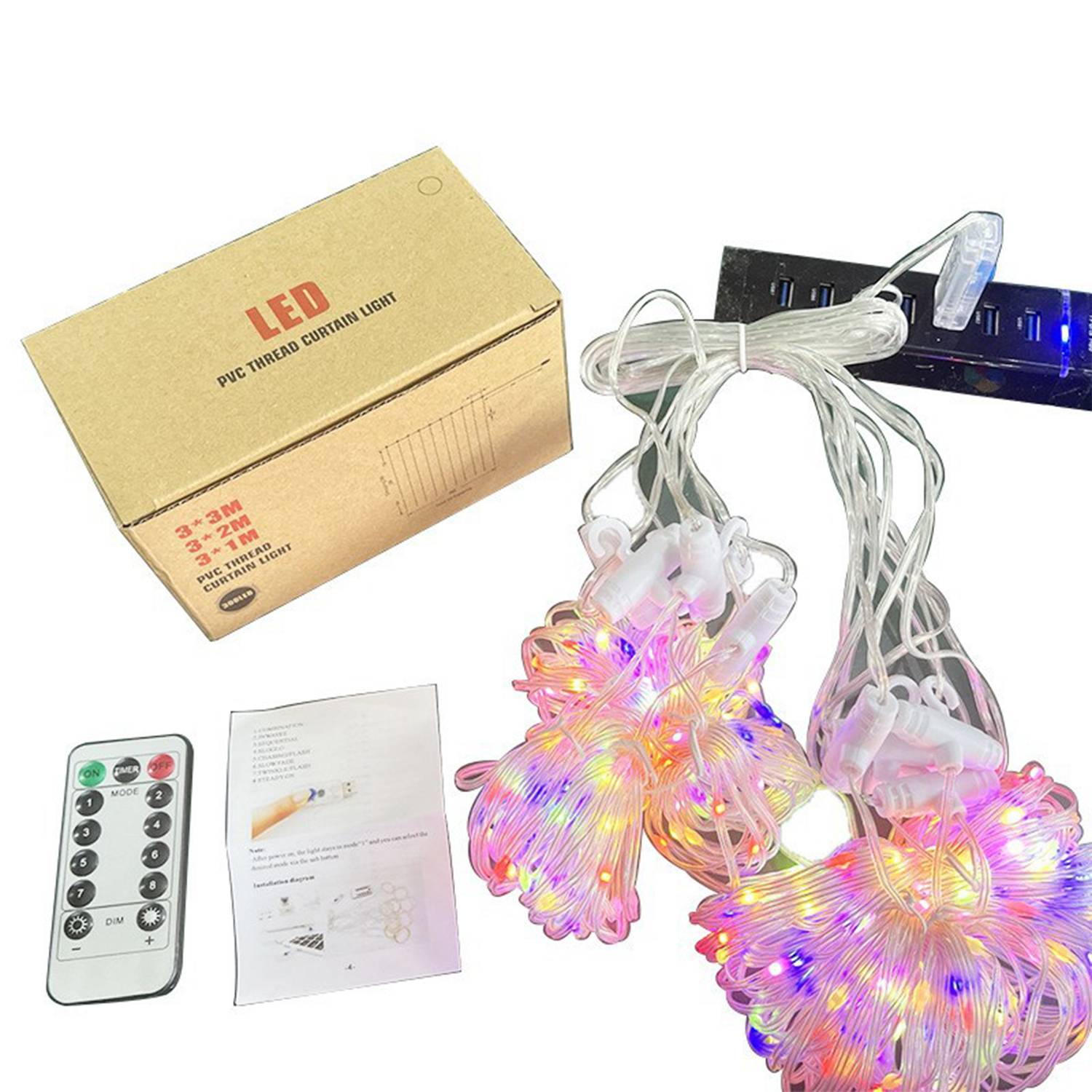 LED Curtain String Lights 6