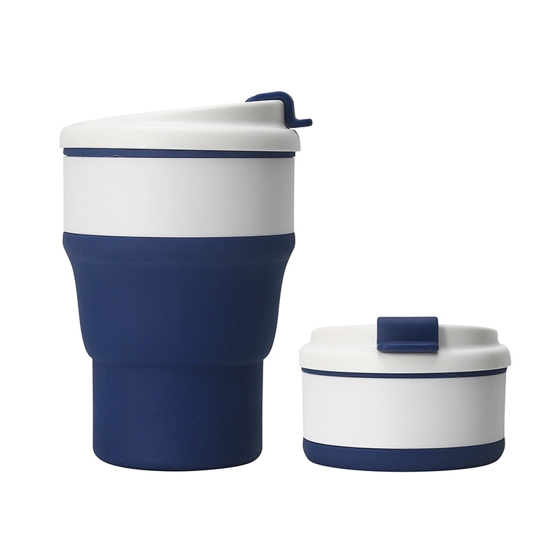 Collapsible Cup Silicone Folding Mug Sport Bottle with Lid 3