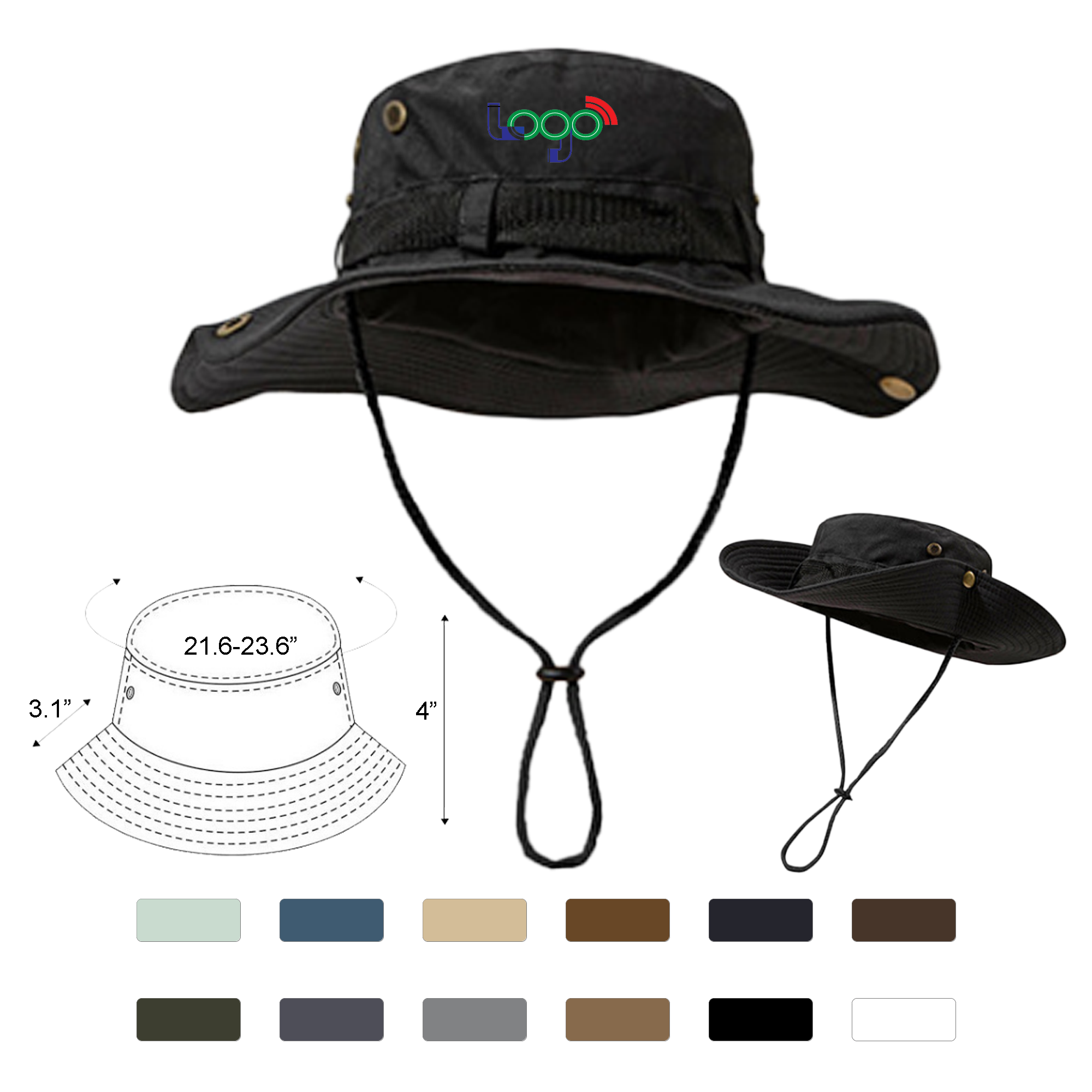 Wide Brim Outdoor Sun Hat 2