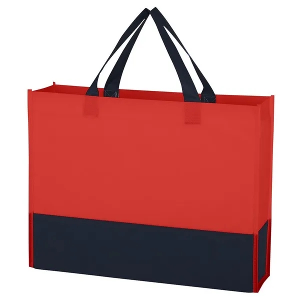 Non-Woven Raven Prism Tote Bag -15x11.5x3.5 3