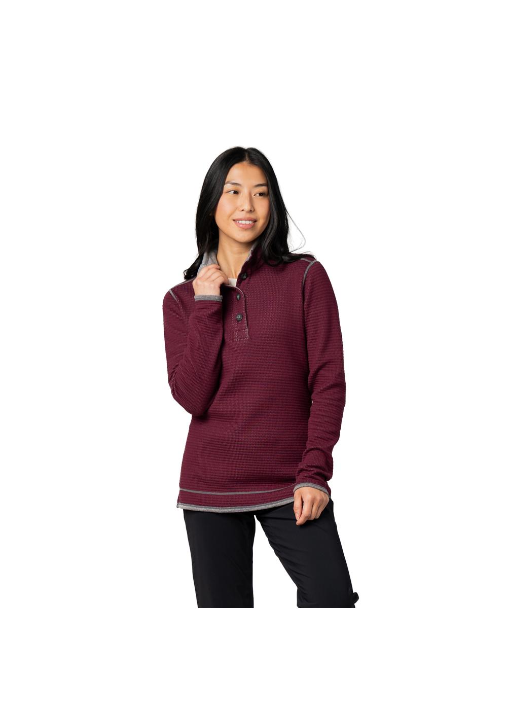 Storm Creek Women's Maverick Waffle Knit Button Up 44