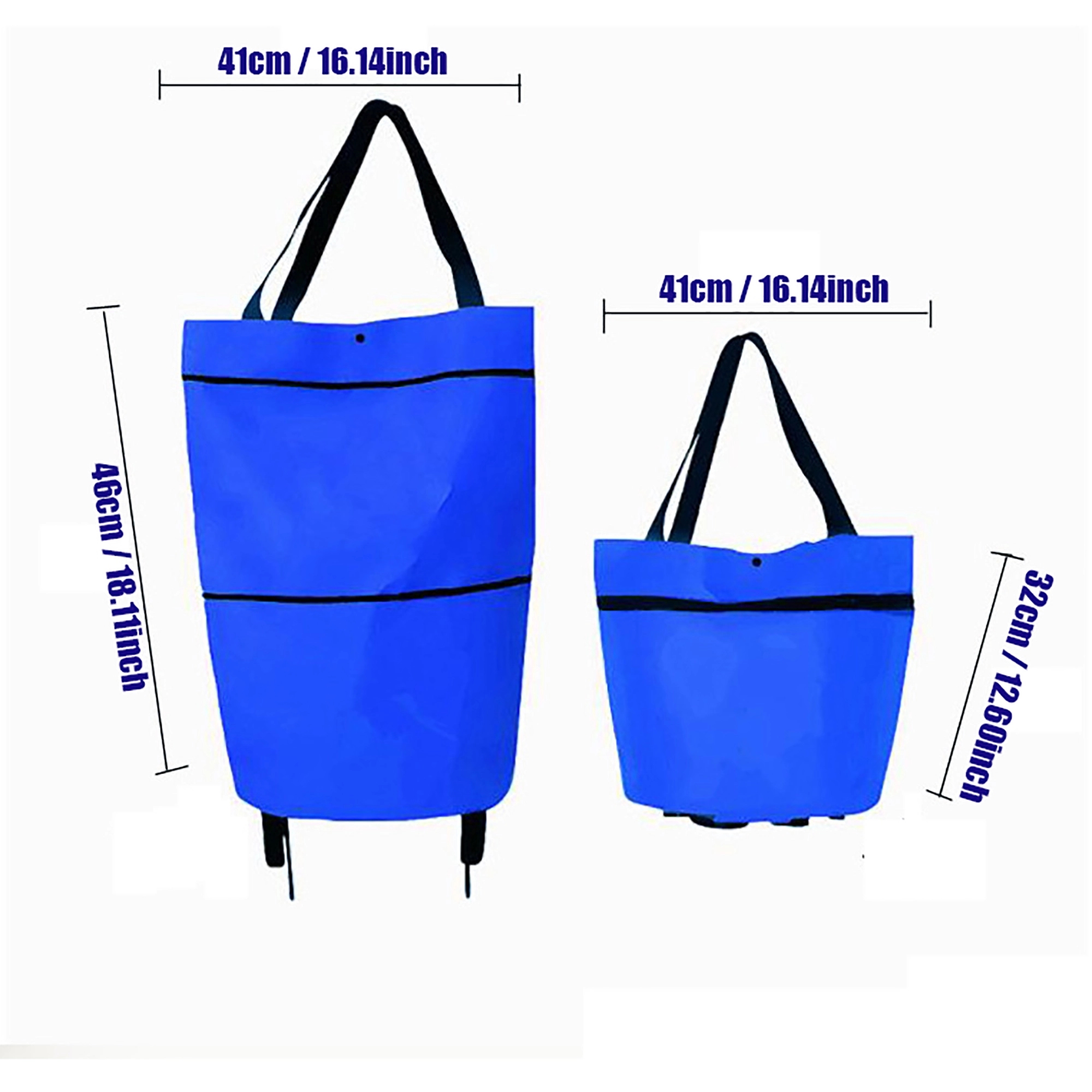 Folding Shopping Bag with Wheels 9