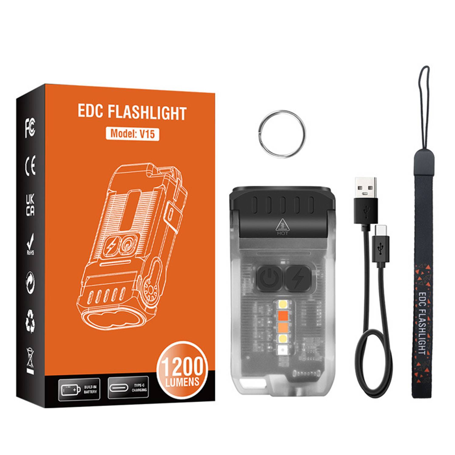 12W Rechargeable LED Flashlight – Adjustable & Aluminum Body 5