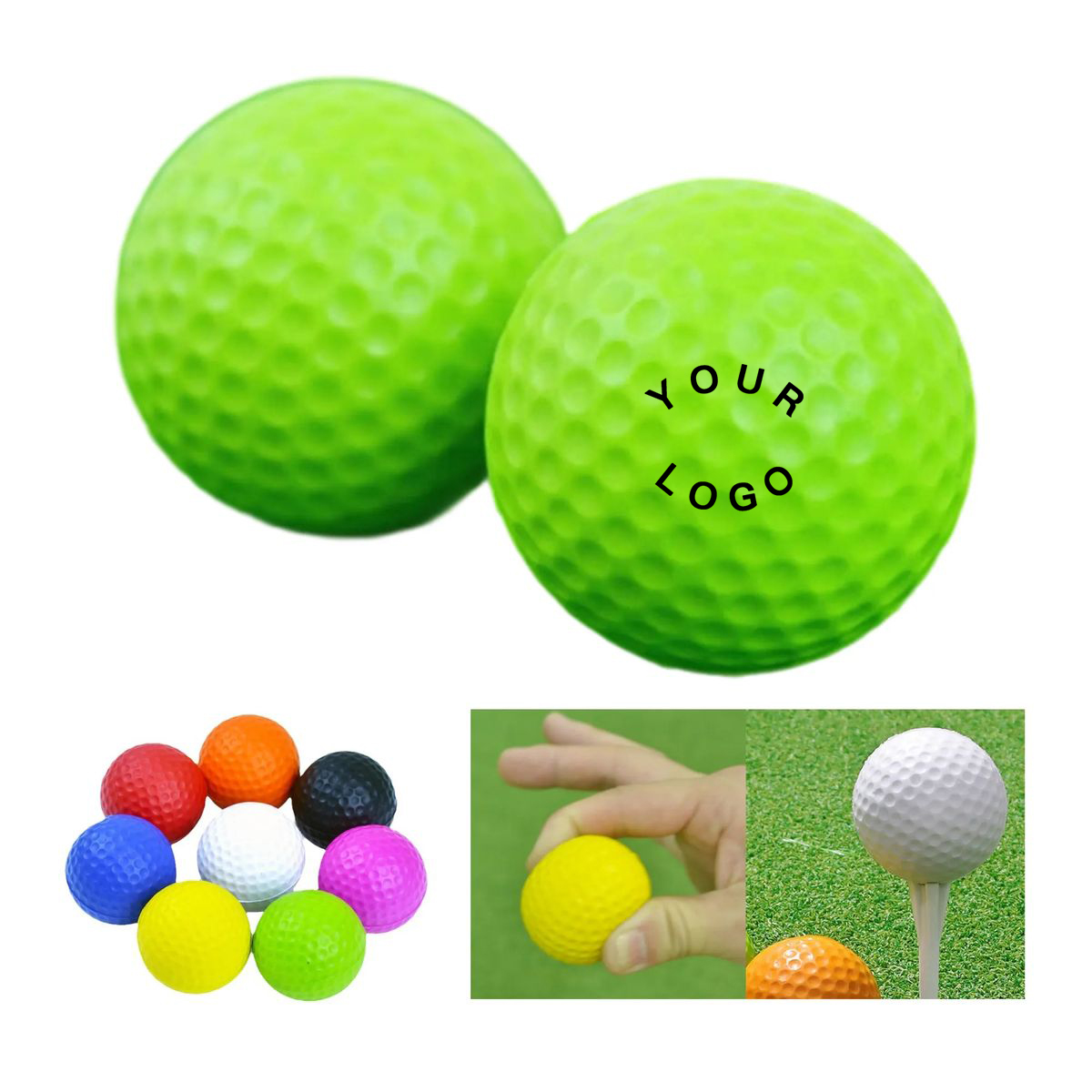 Brightly Colored Golf Balls for Promotions 6