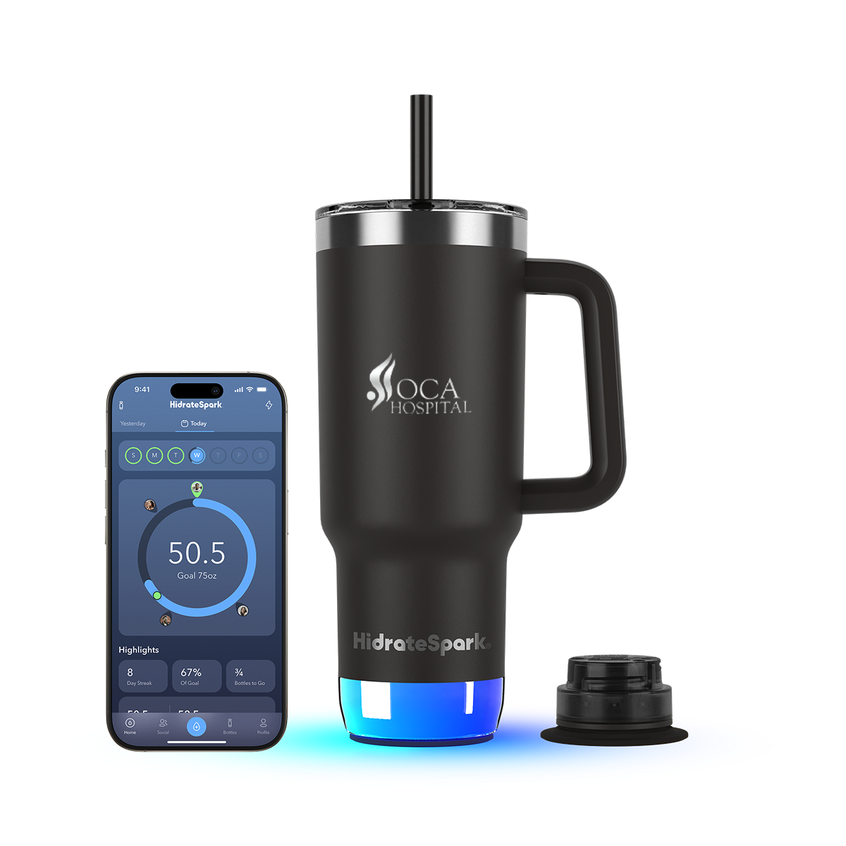 HidrateSpark® 30 oz. PRO 2 Tumbler, Laser, Standard 1