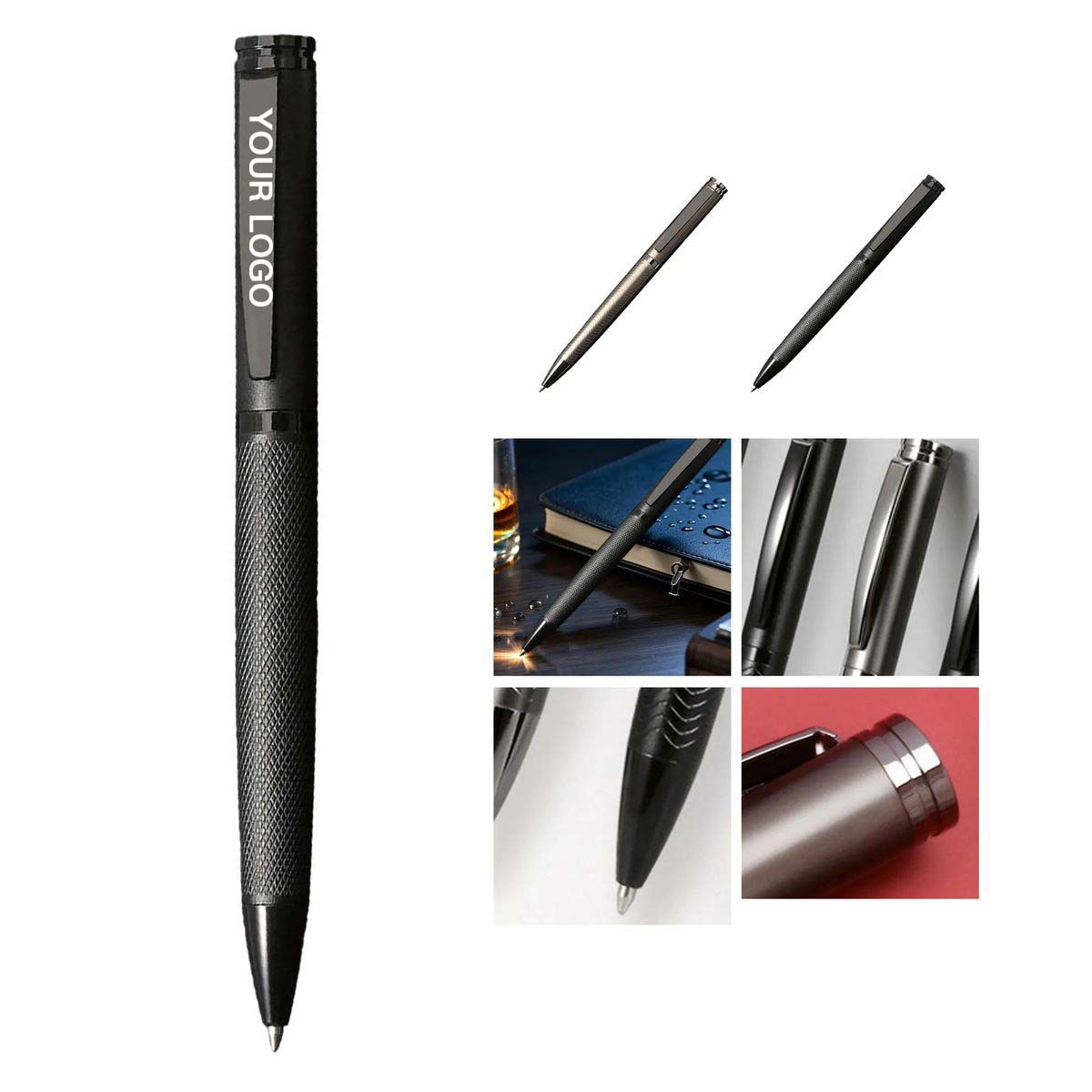 Metal Retractable Ballpoint Pen with Twist Mechanism 4