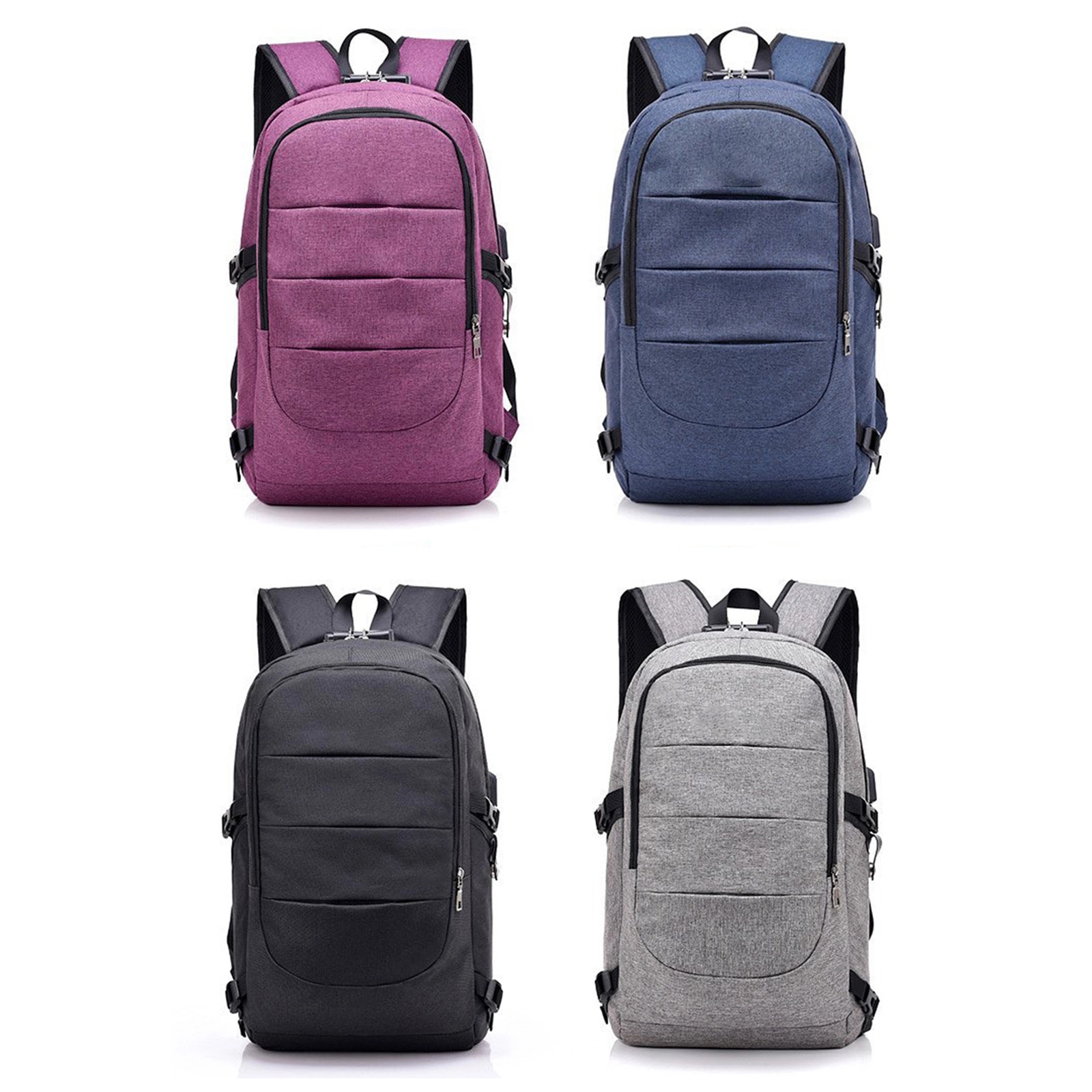 15.6 Inch Travel Laptop Backpack With Usb Charging Port 6