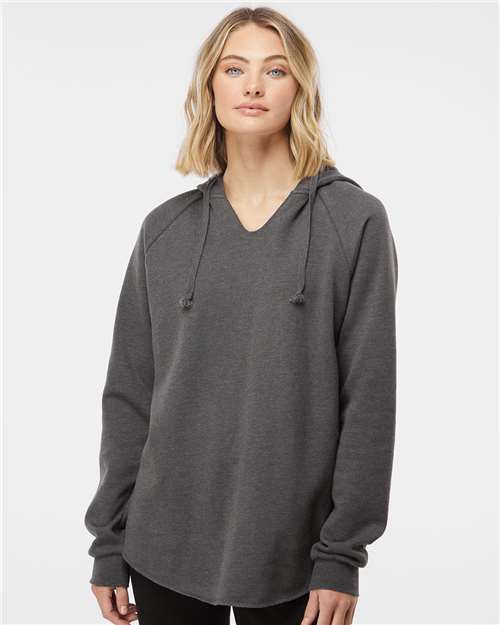 Women's Lightweight California Wave Wash Hooded Sweatshirt - PRM2500 71