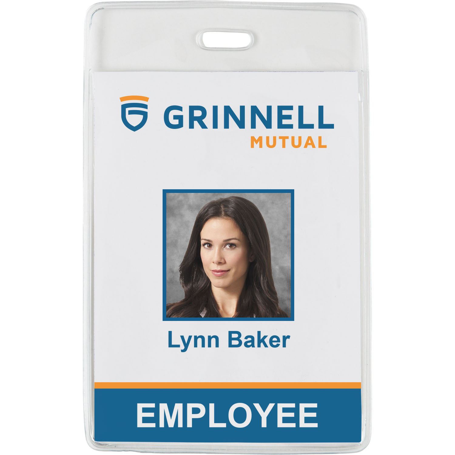 3-3/8" x 5-1/4" Vinyl Badge Pouch 2