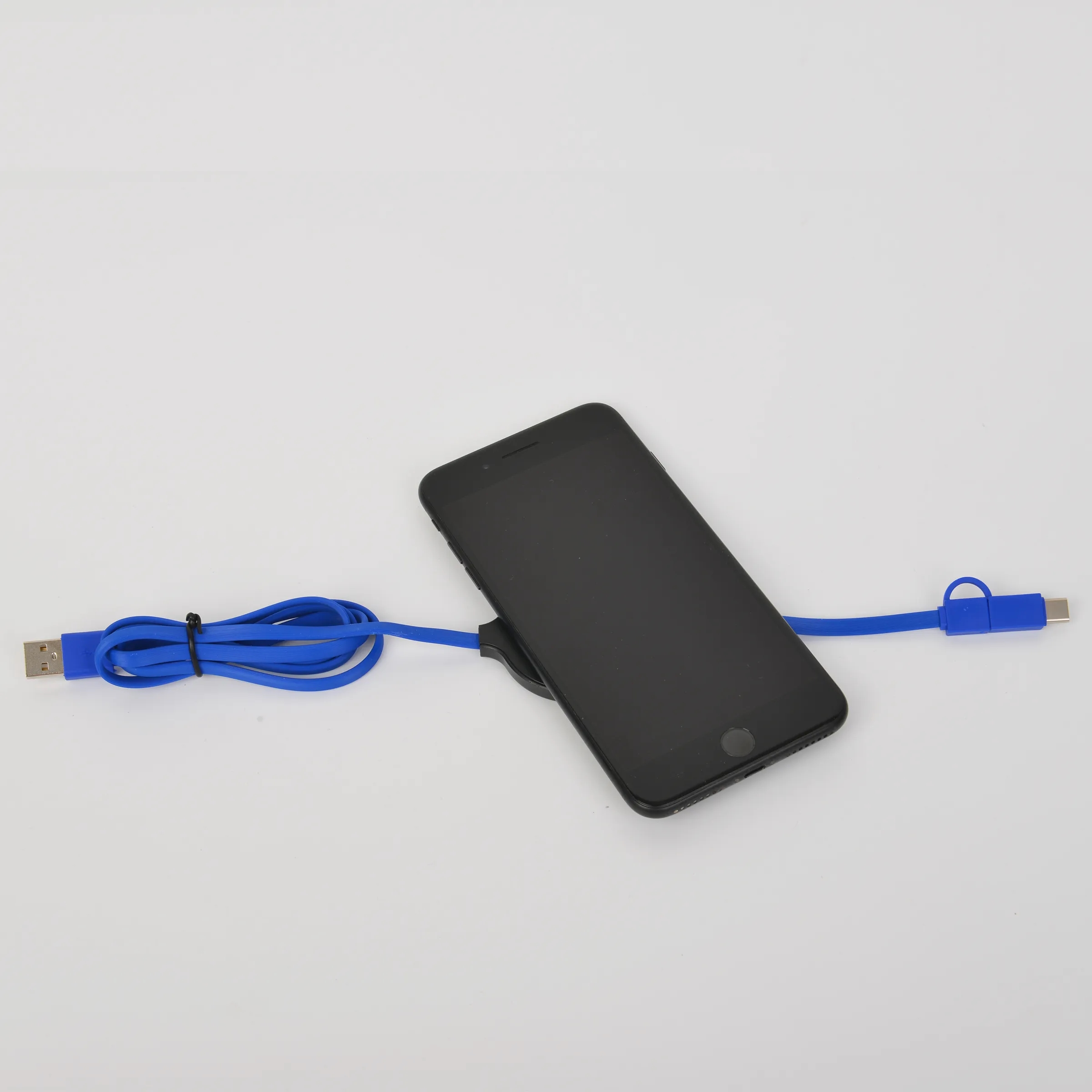 Wireless Charger & 3in1 Micro/TypeC/Lightning Charging Cable 1