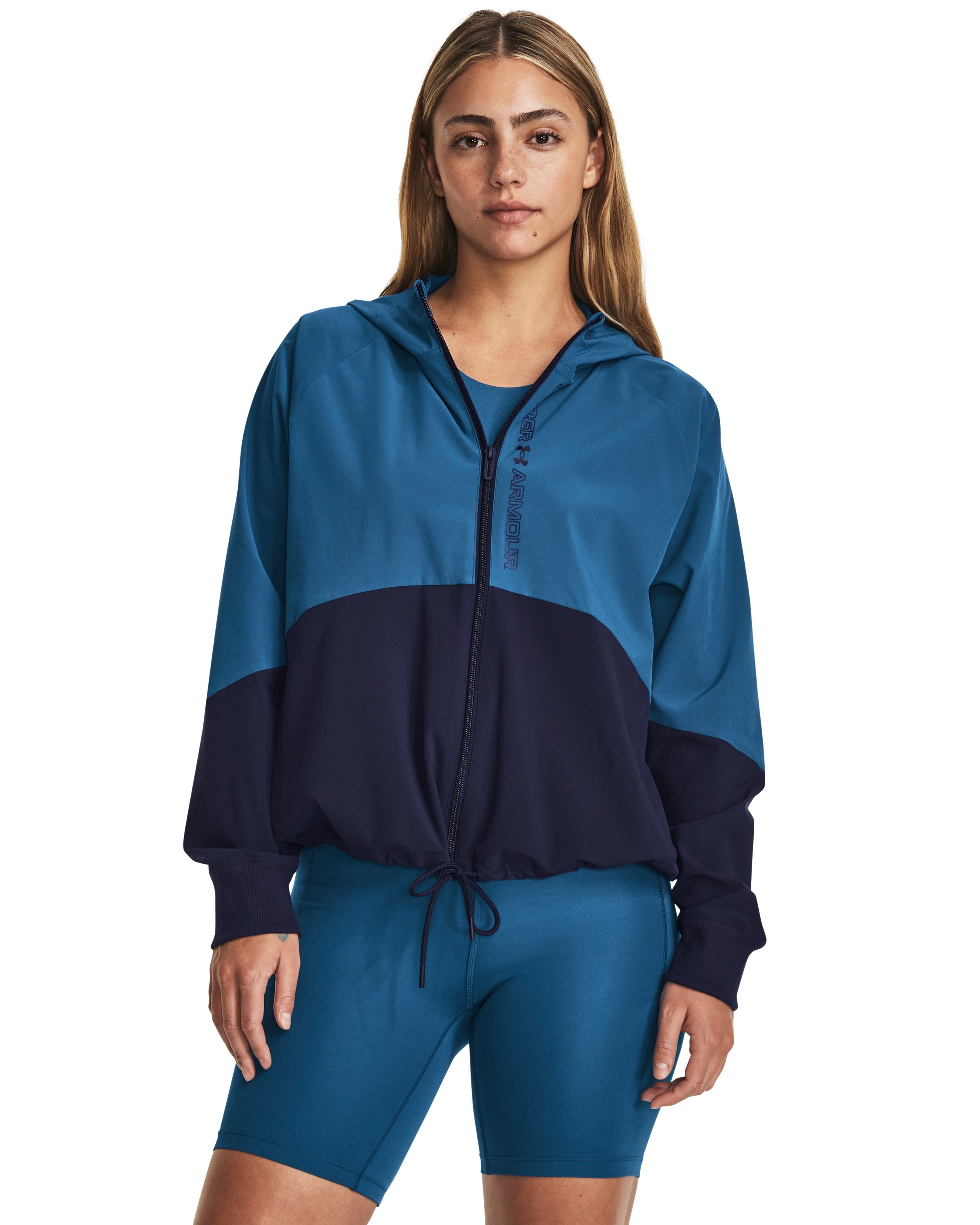 UA Woven Women's Full-Zip Jacket 6