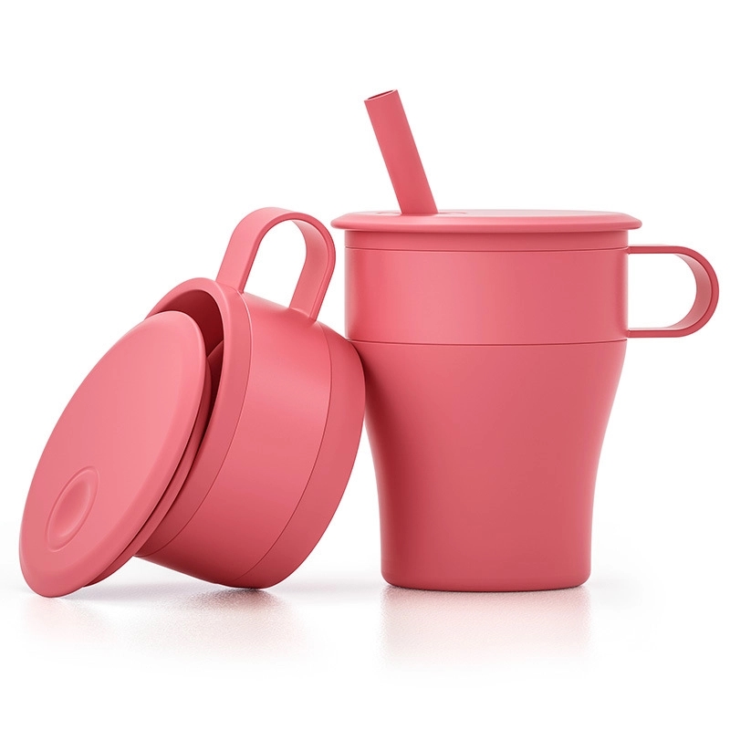Custom Silicone Foldable Travel Cup & Reusable To-Go Bottle 15
