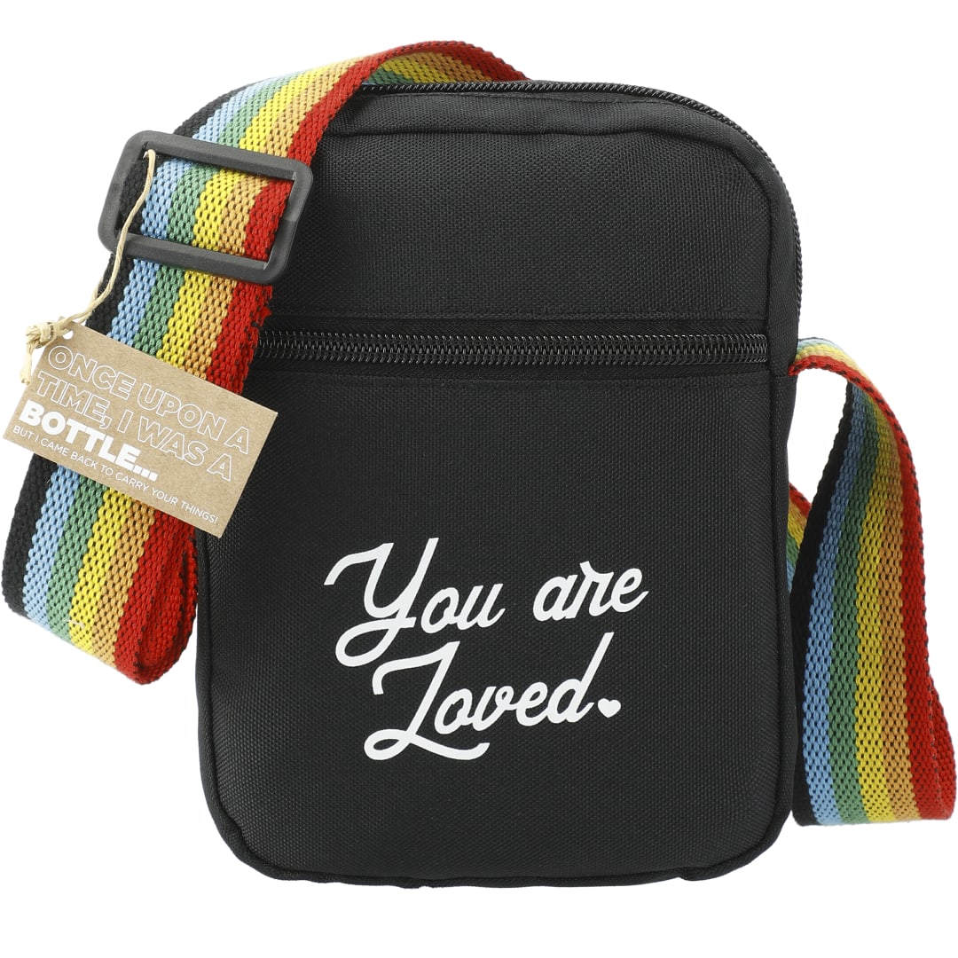 Rainbow RPET Crossbody Tote 21