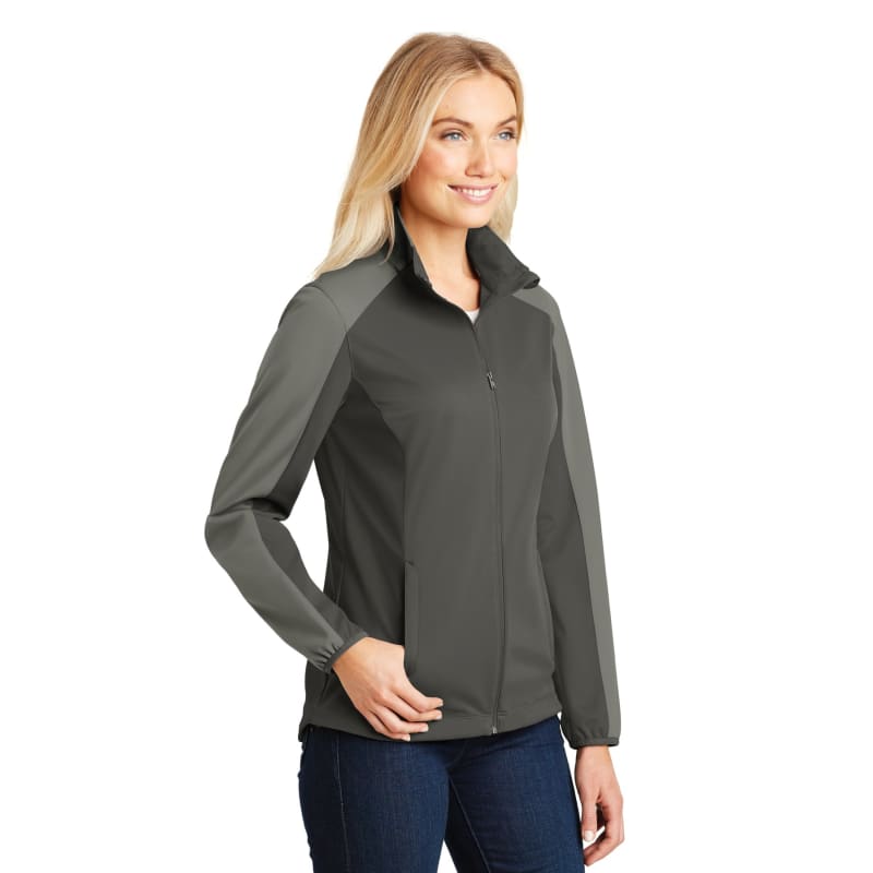 Port Authority Women's Active Colorblock Soft Shell Jacket. 14