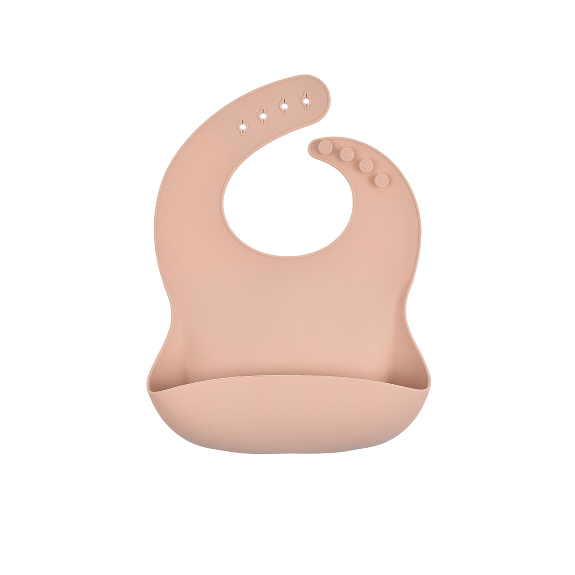Soft Food Grade Silicone Baby Bib Adjustable 20