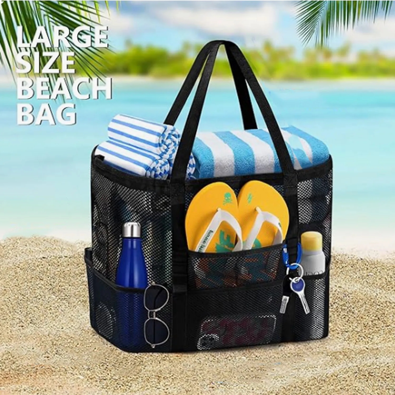 Beach Bag, custom tote bag with logo imprint 4