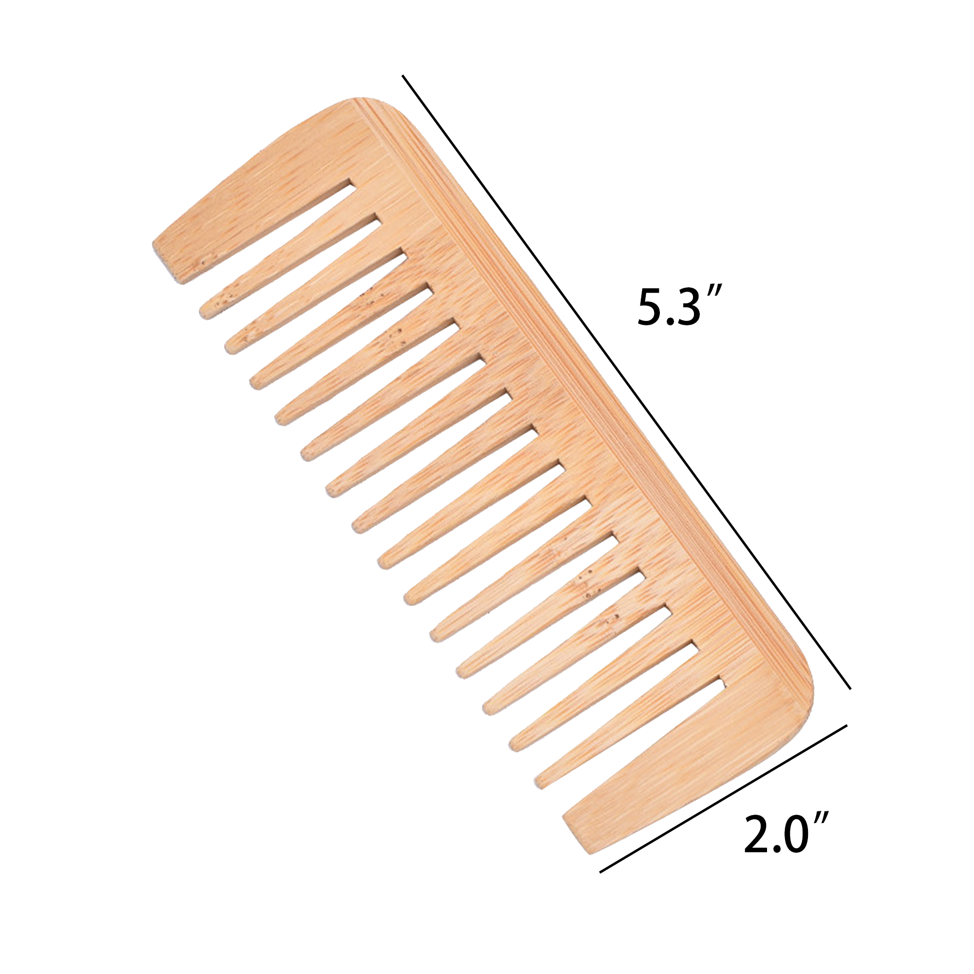 Personalized Wooden Hair Comb 2