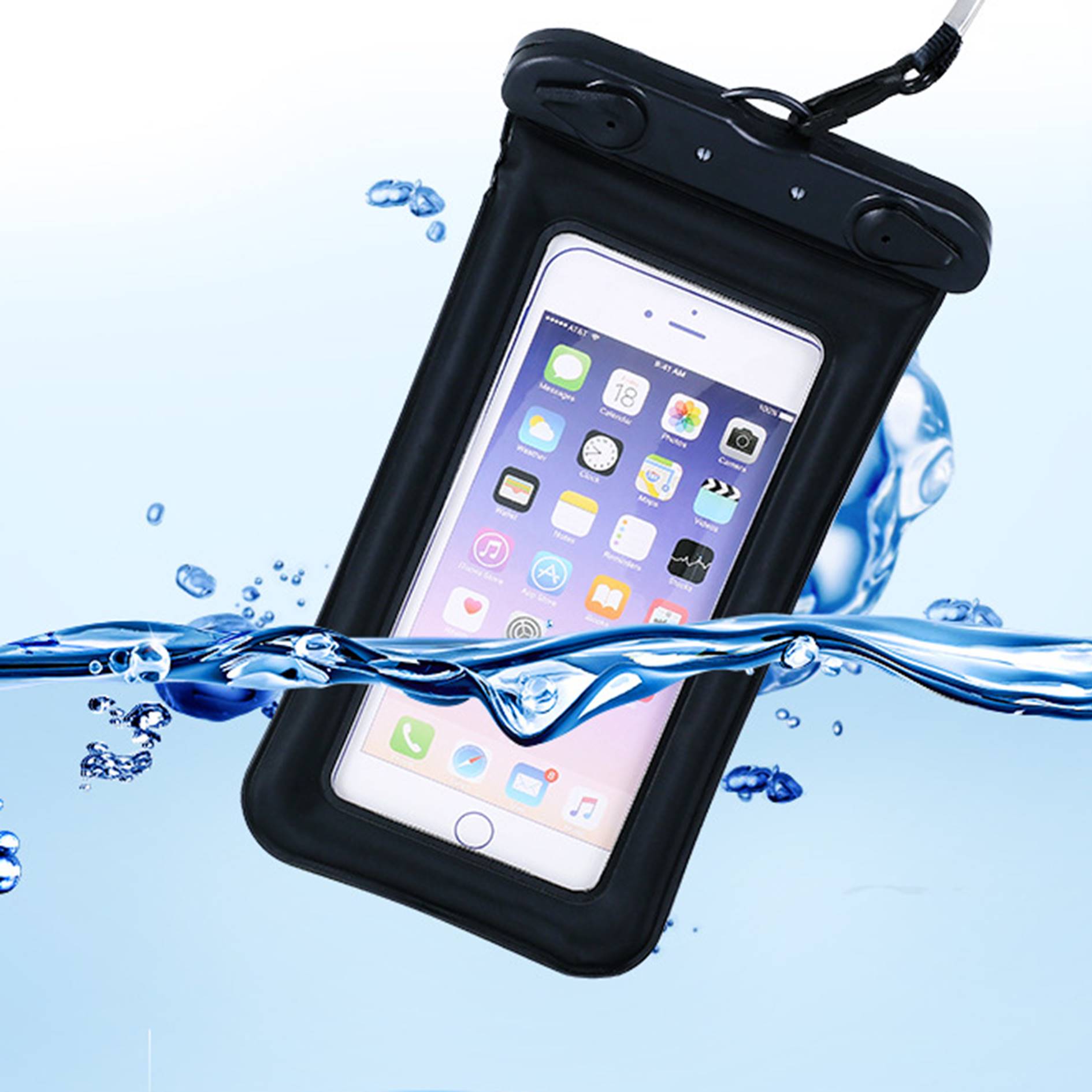 Waterproof Inflatable Float Phone Bag 4