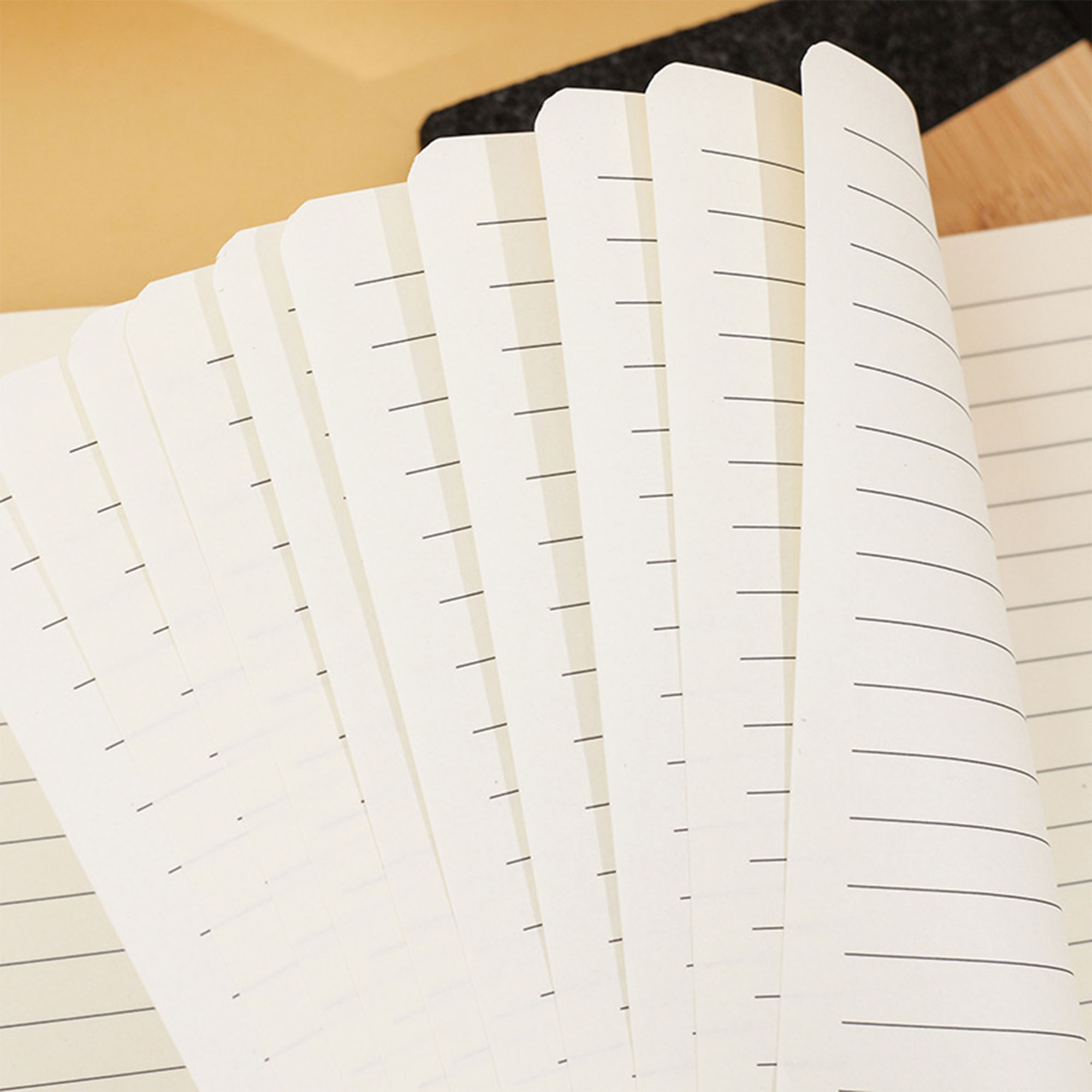 Bamboo wood business notebook with customizable logo 5