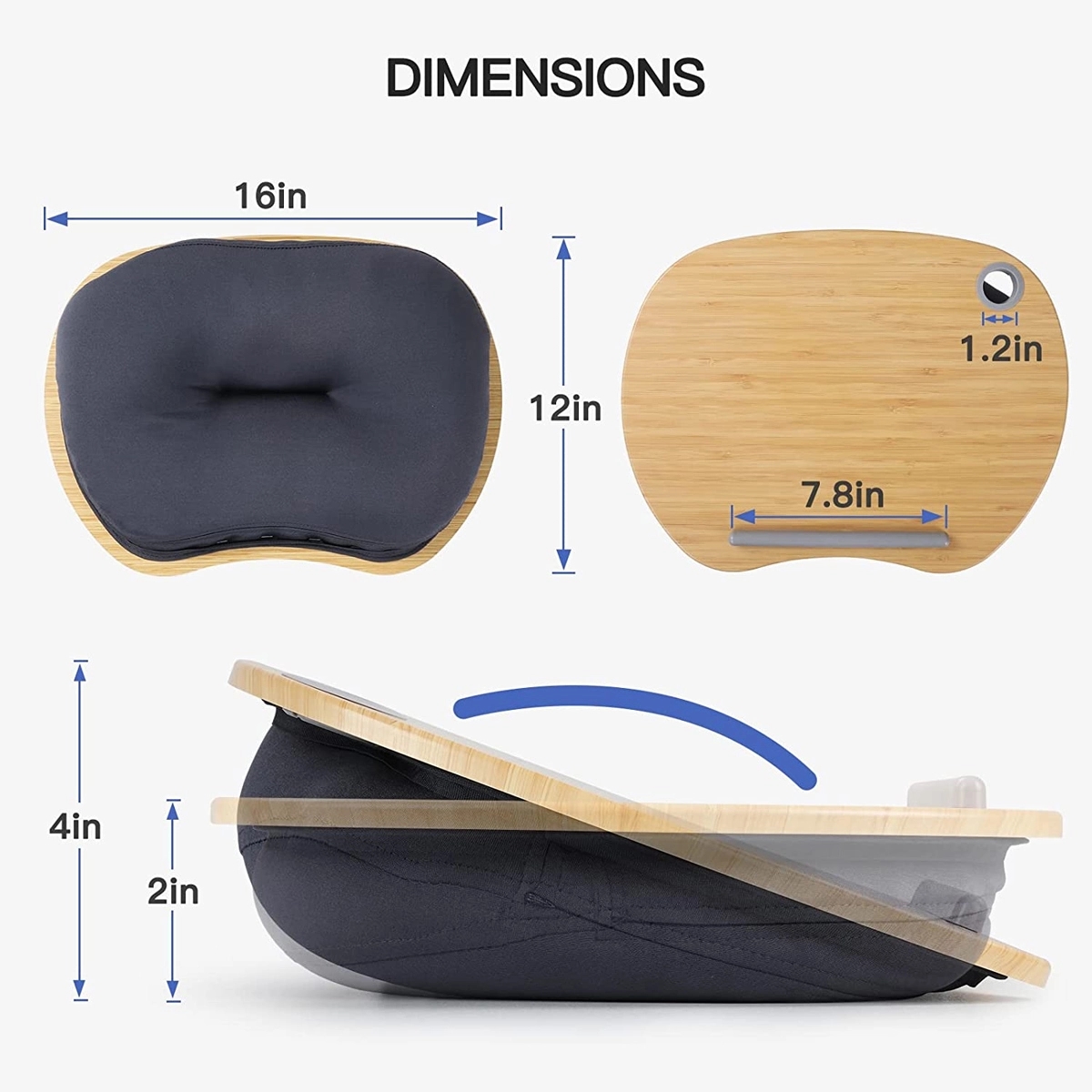 Lap Desk With Pillow Cushion 2