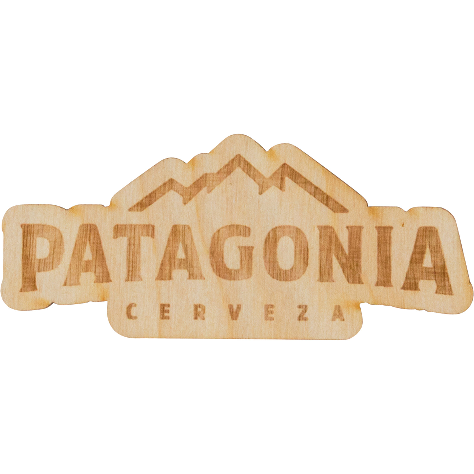 Wood Stickers: 2" W x 2" H 4