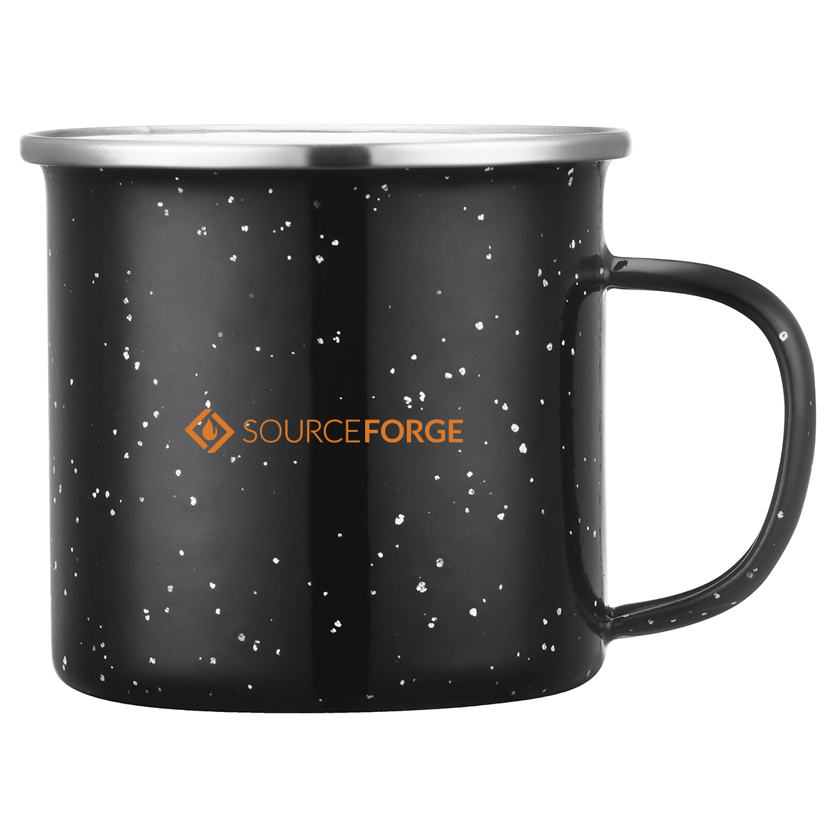 Imari 16oz Speckled Enamel Mug with Stainless Steel Rim 8