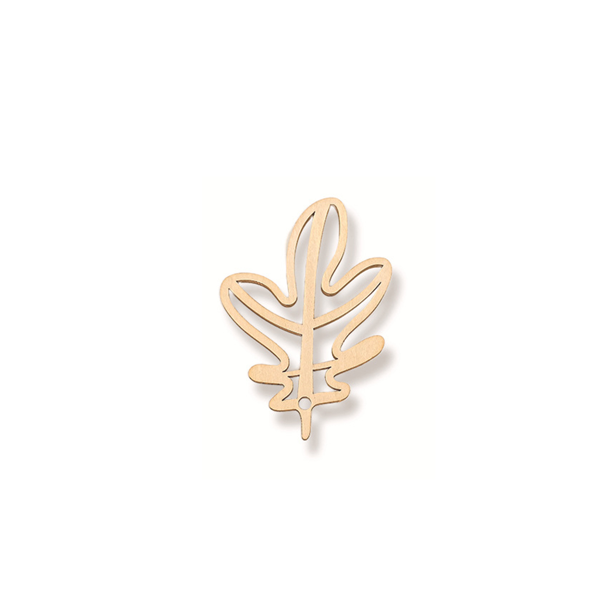 Natural Wood Christmas Tree Pendant 4