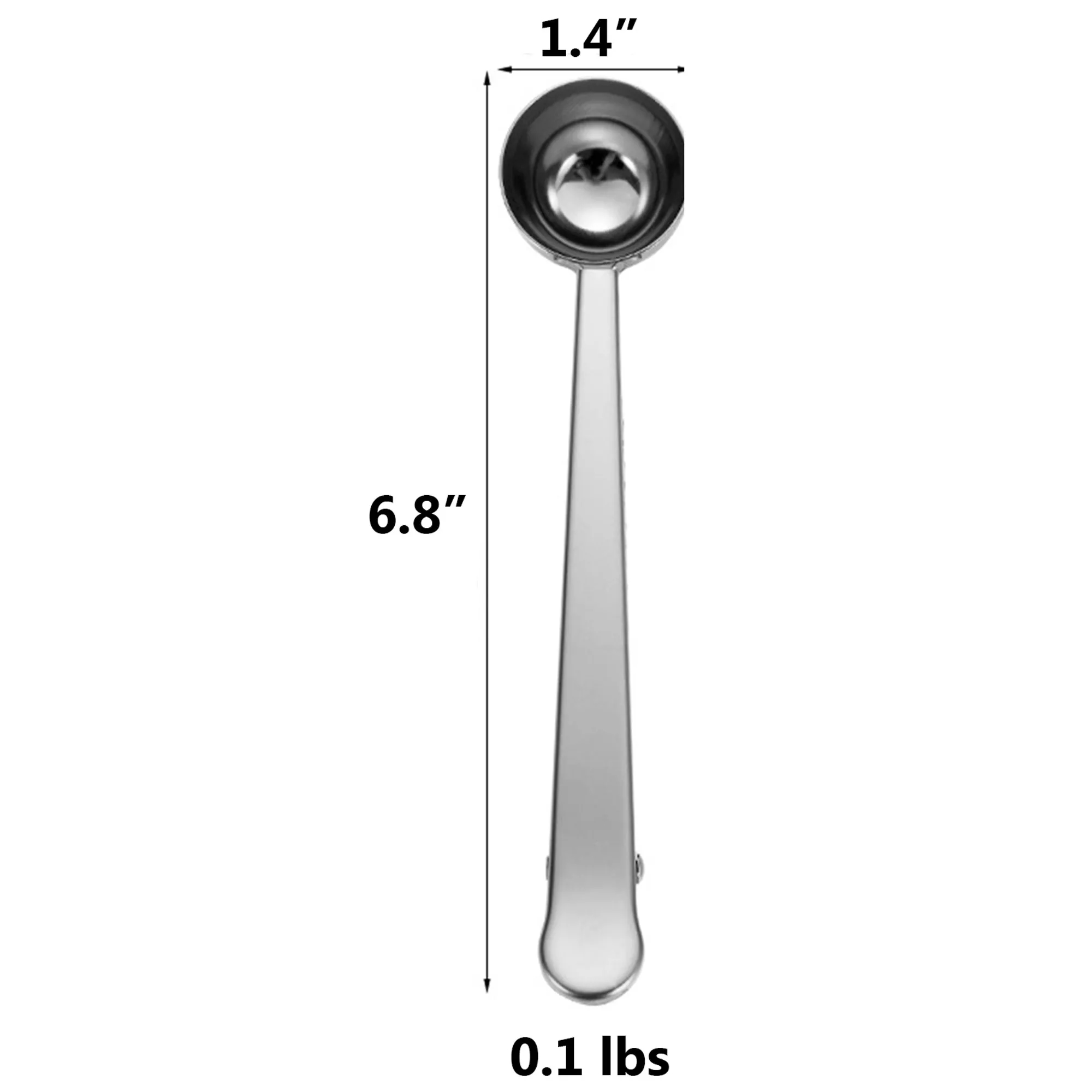 Adjustable Stainless Steel Coffee Spoon Clip 3