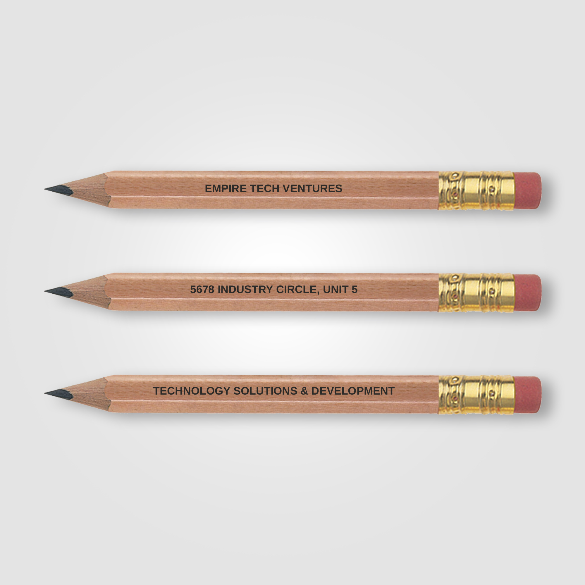 Golf Pencil (Hex with eraser) 25