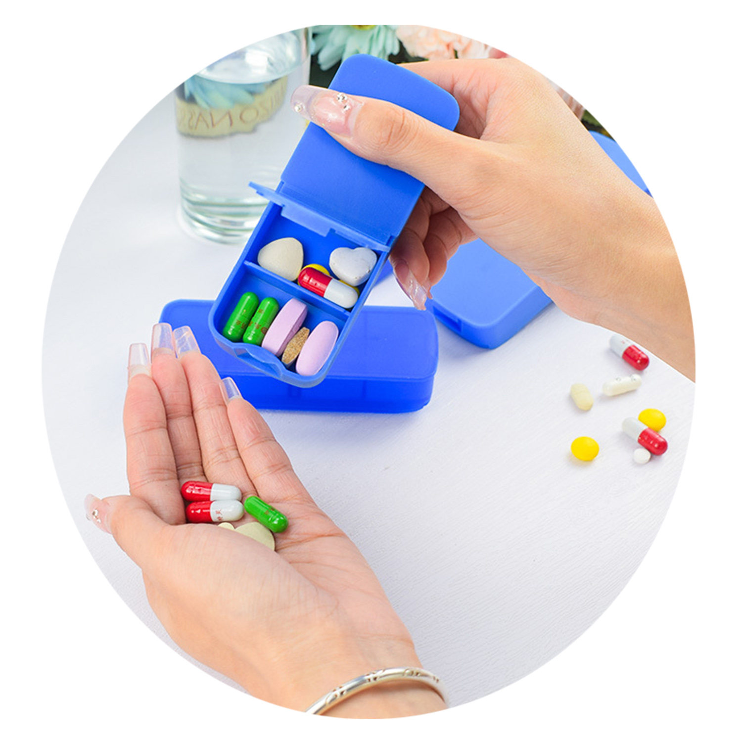 Bandage Dispenser With Pill Box 3