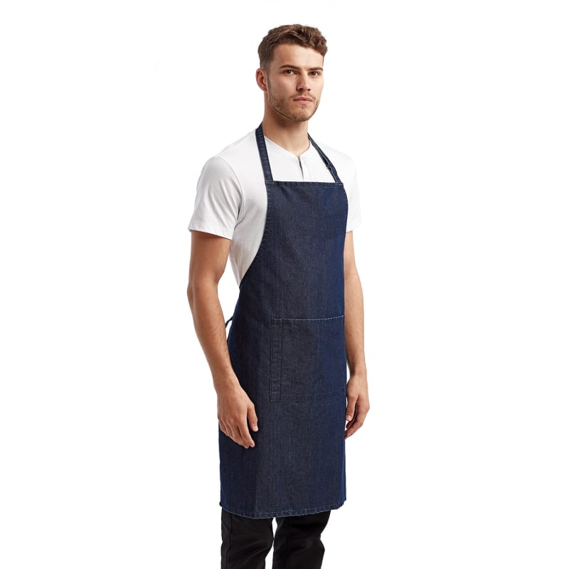Artisan Collection By Reprime Unisex 'Colours' Recycled Bib Apron With Pocket 47