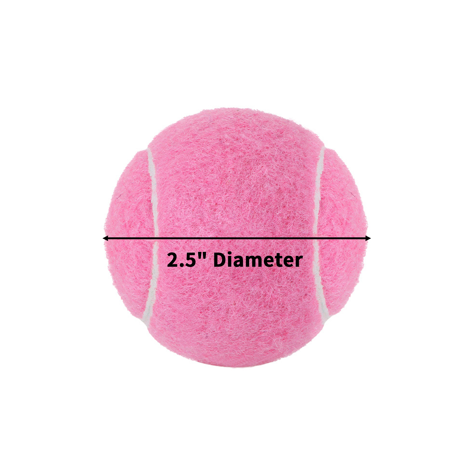 Pet Tennis Ball 2.5" Diameter For Fetch Training 8