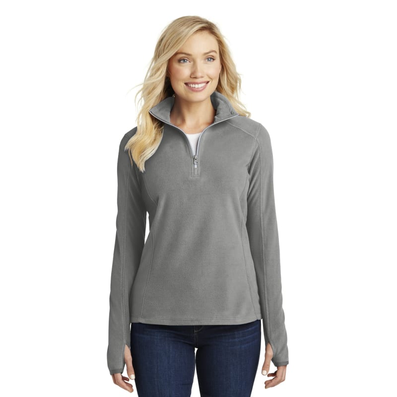 Port Authority Women's Microfleece 1/2-Zip Pullover., custom hoodie or sweatshirt with logo imprint 8