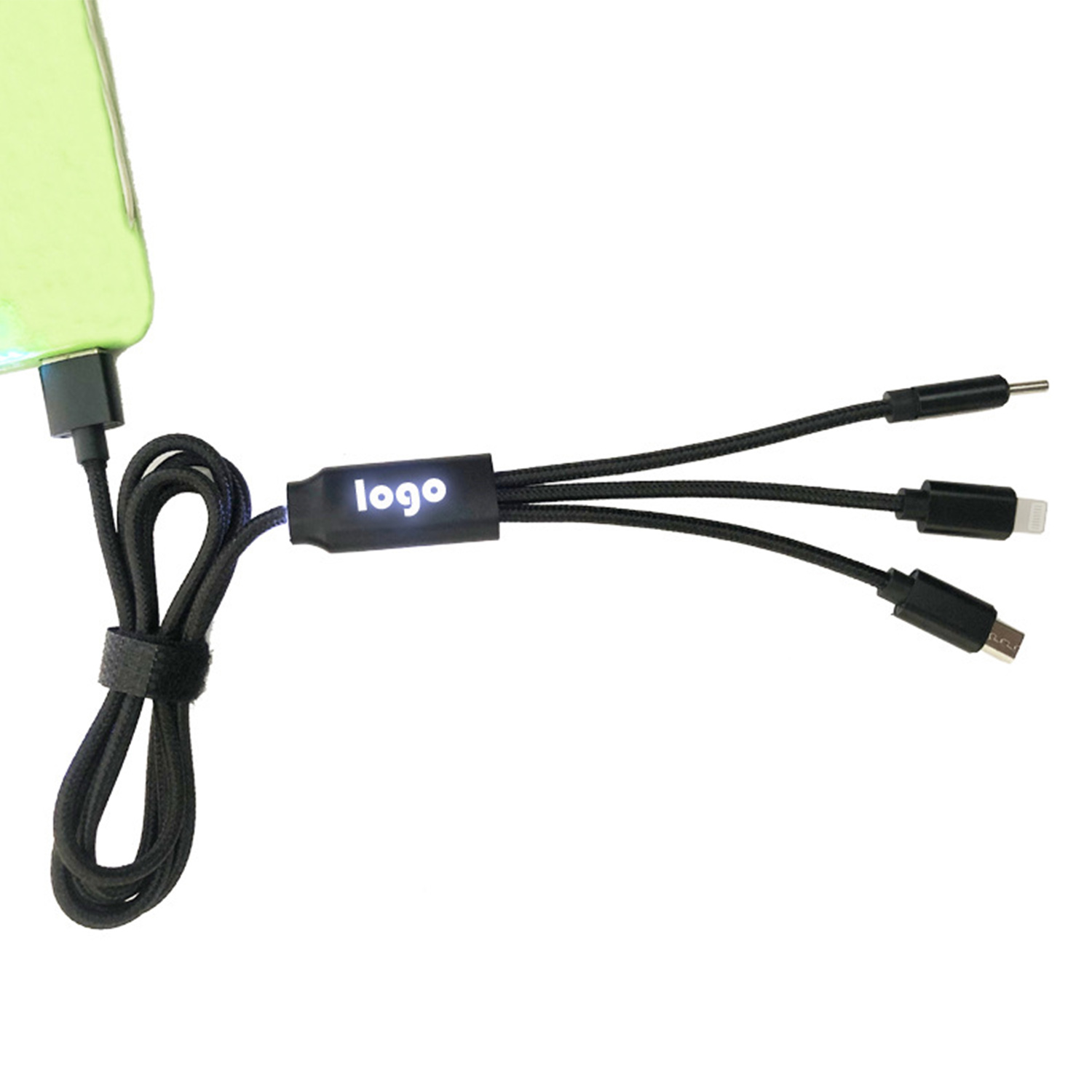Lightning Logo 3 in 1 Charging Cable 2
