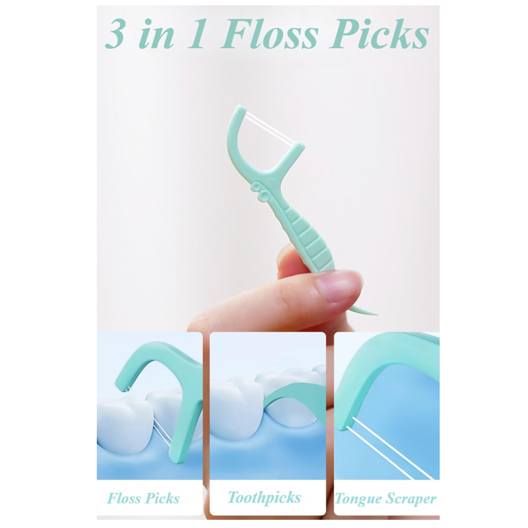 Dual Line Travel Floss Picks - 52 Count 2