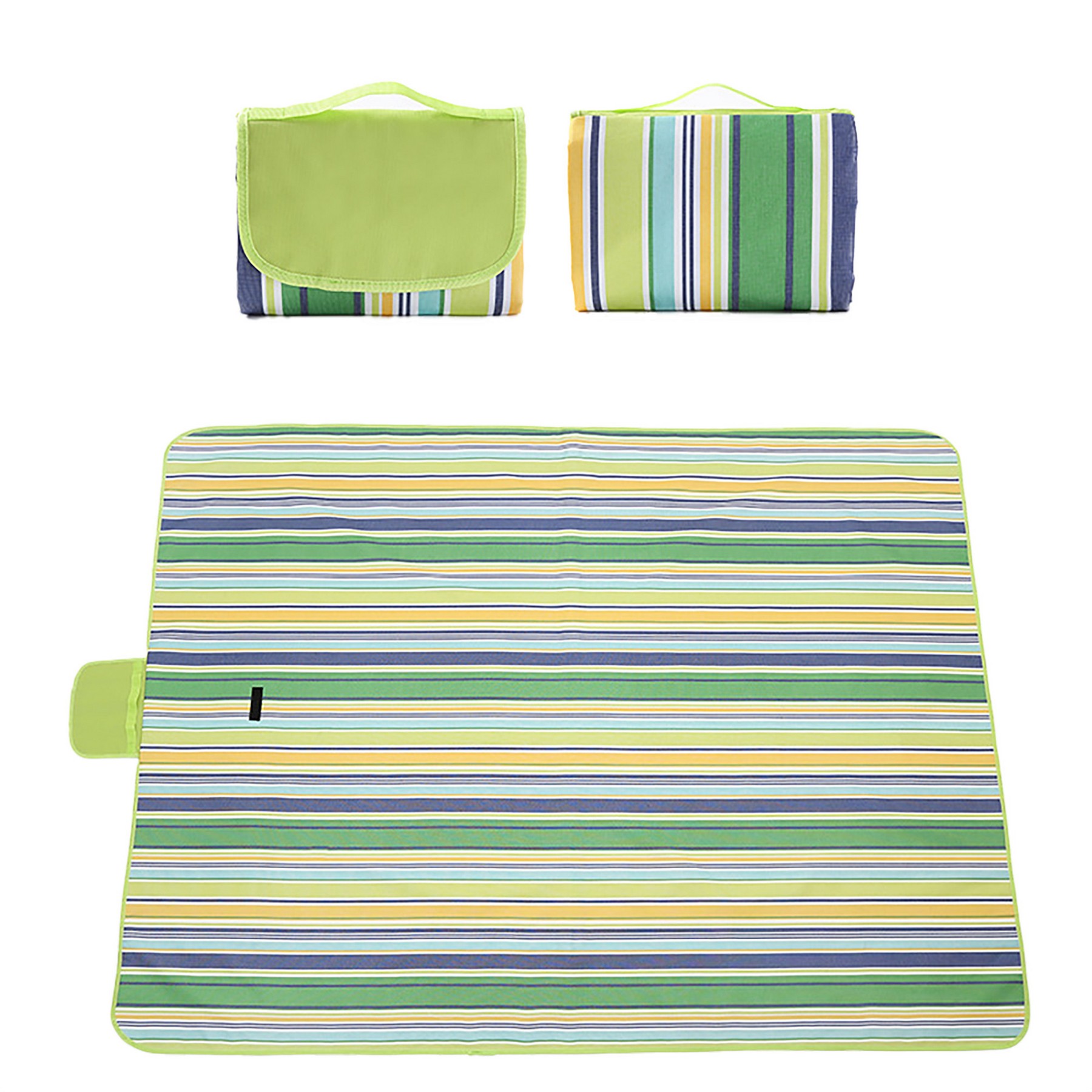 Foldable Waterproof Outdoor Streak Picnic Blanket 3