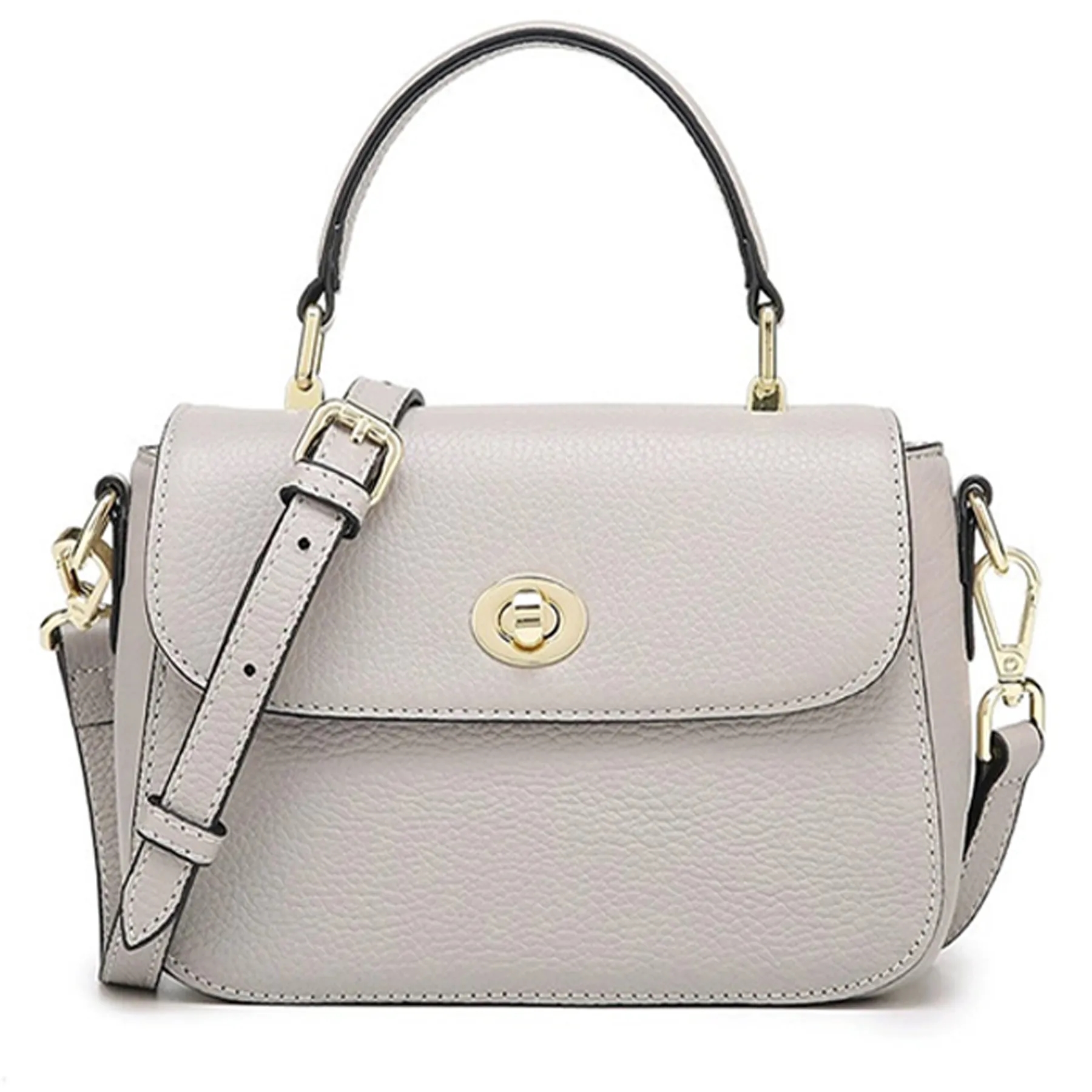 Women's Leather Top Handle Crossbody Purse 5
