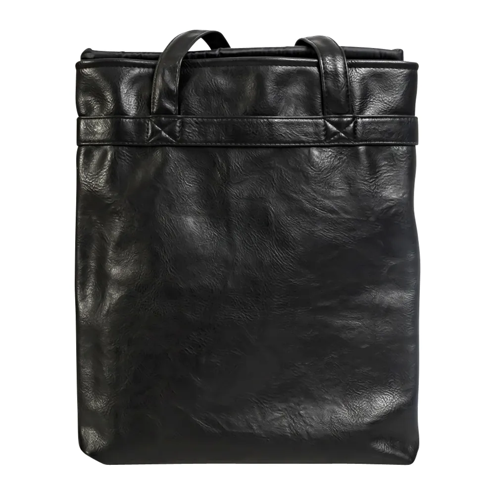 Leather Four Bottle Salesperson Tote Bag 3