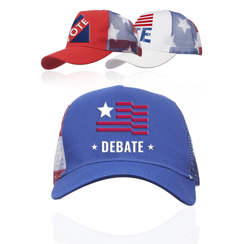 Structured Patriotic Baseball Cap - Embroidery 3
