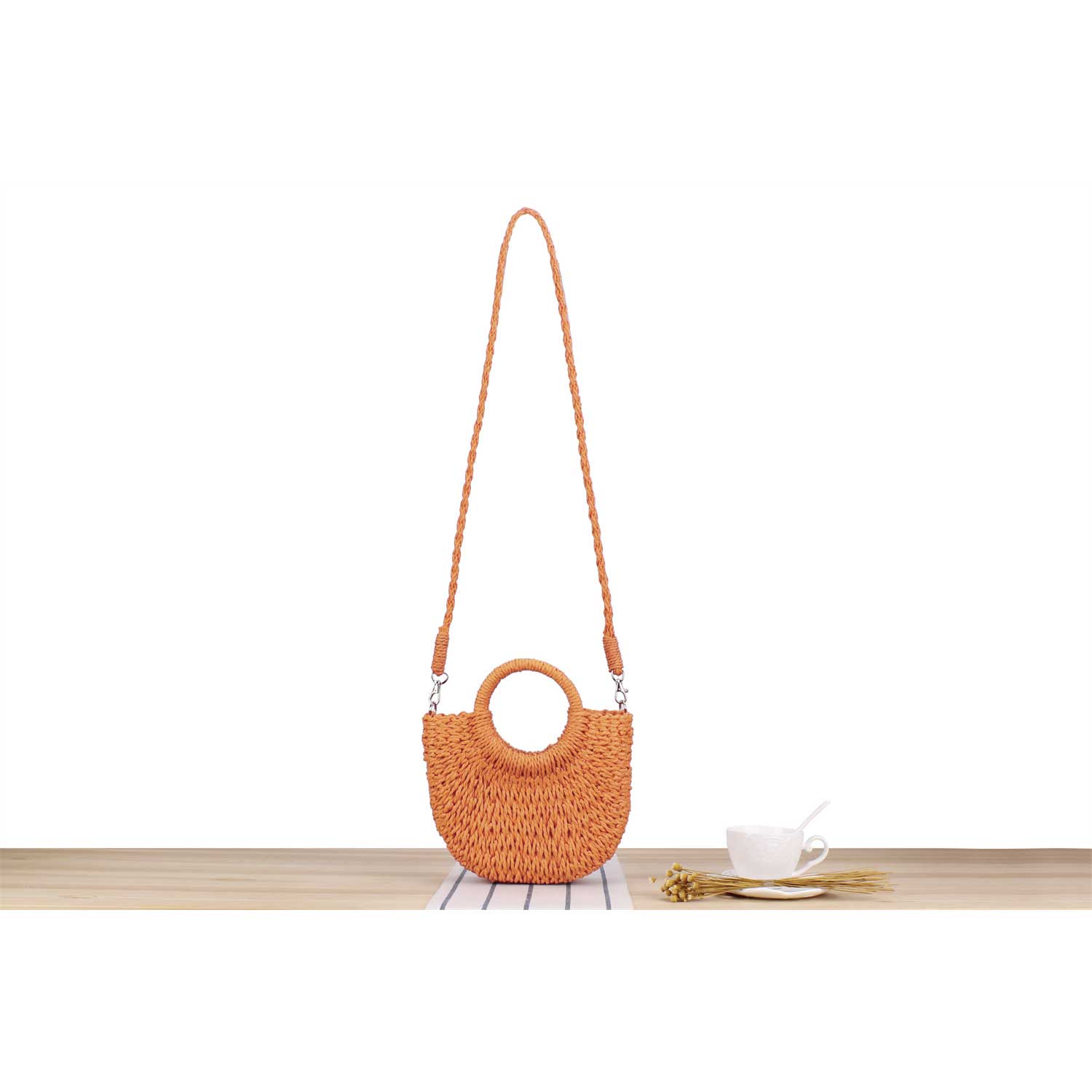 Seaside Woven Hobo – Boho Beach Sling Bag 7