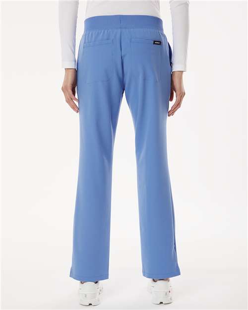 Women's Petite Sizes Xenos Essential Knit-Waist Scrub Pants - W20001P 22