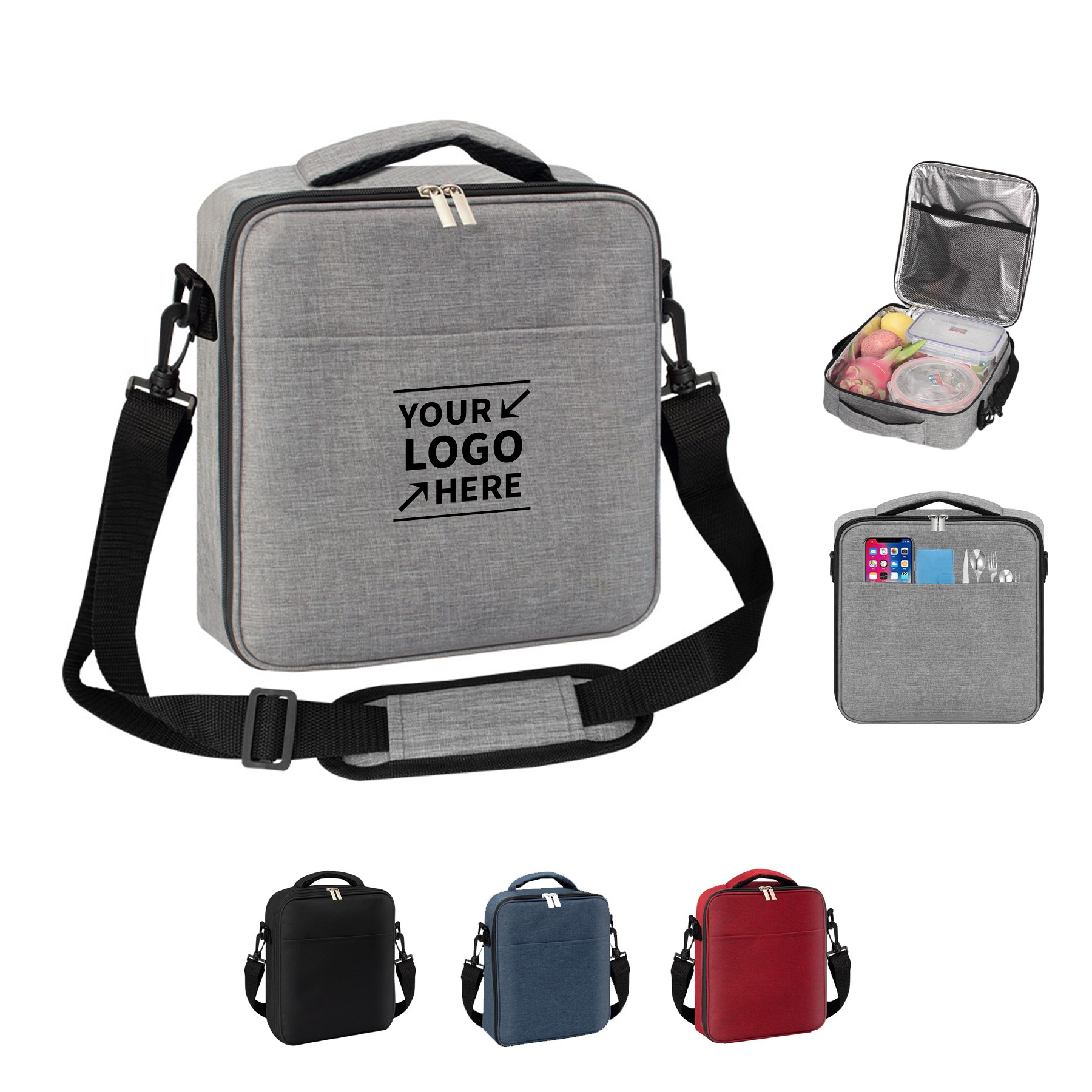 Oxford Cloth Insulated Lunch Bag